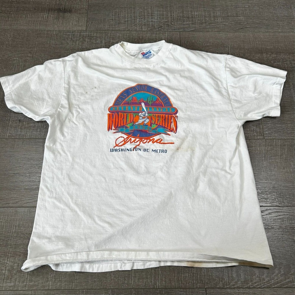 1994 Mens Senior Baseball World‎ Series Arizona T-Shirt XL Hanes USA
